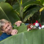 Eden Project's Executive Director Peter Stewart with the knitted WI corgis.jpg
